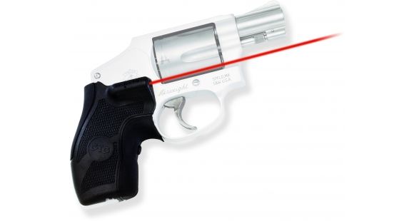 Image of Crimson Trace Lasergrip Sight, Black, Smith and Wesson J-Frame Round Butt, LG405