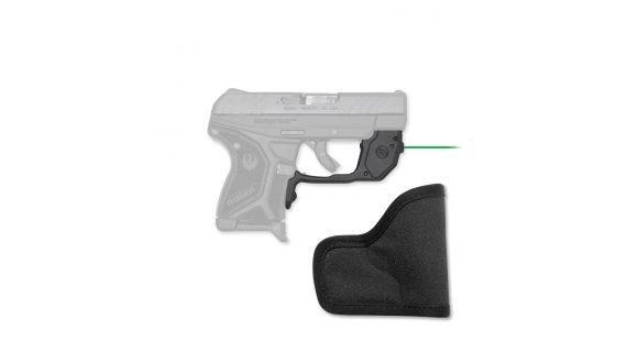 Image of Crimson Trace Laserguard Green Laser Fits Ruger LCP II w/Pocket Holster, Black, LG-497G-H