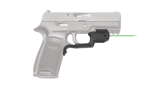 Image of DEMO, Crimson Trace Laserguard Green Laser Sight, Black, 5mW, 515-532nm, For Sig Sauer P320, LG-420G