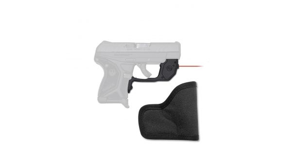 Image of Crimson Trace Laserguard Red Laser Fits Ruger LCP II w/Pocket Holster, Black, LG-497-H