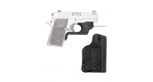 Image of Crimson Trace Laserguard for Sig Sauer P238/P938 with Blade Tech IWB Holster, Green, Clam Pack LG-492G-HBT-S