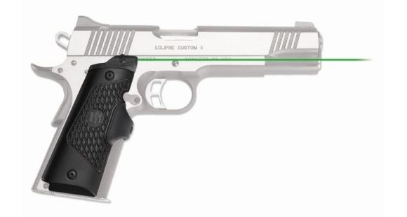 Image of Crimson Trace Master Series Green Laser for 1911 Full-Size Aluminum Black LG-923G