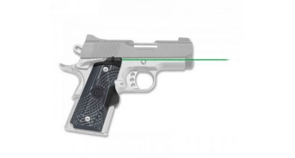 Image of Demo, Crimson Trace Master Series Lasergrip w/ Green Laser for 1911 Compact, Gray, LG-905G