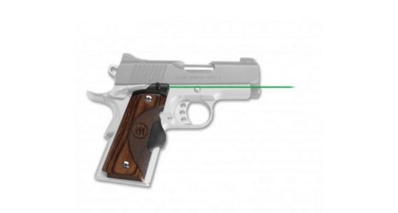 Image of Demo, Crimson Trace Master Series Lasergrip w/ Green Laser for 1911 Compact, Walnut, LG-909G