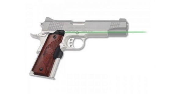 Image of Crimson Trace Master Series Lasergrip w/ Green Laser for 1911 Full-Size, Rosewood, LG-901G