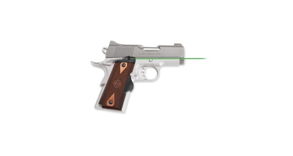 Image of Crimson Trace Master Series Cocobolo Diamond Lasergrips, Green Laser, Fits Compact 1911, Black/Brown, LG-921G