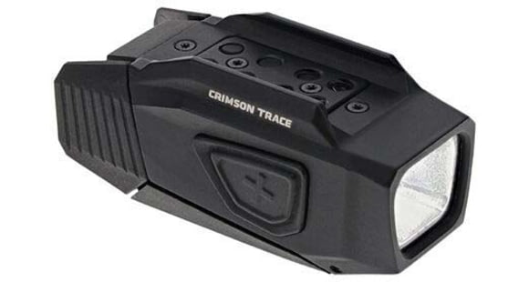 Image of Crimson Trace Red LED 1000/500/250/100/5 Lumens Weapon Walking RailLight, 16340 Li-On Rechargeable Battery, Lithium Ion, Red/White/Black, 1911 Pic Rails/Glock/Universal, 0101690