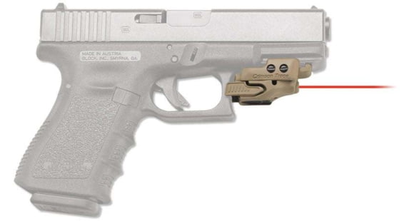 Image of Crimson Trace CMR-201 Rail Master Universal Laser Sight, M1913 Rail/Glock, Red Dot, Coyote Tan, 01-3000228