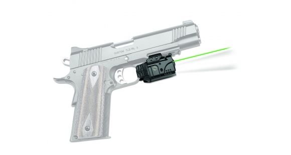 Image of Crimson Trace Rail Master Pro - Universal Rail Mount Laser-LED Combo, Black, Green Laser CMR-204