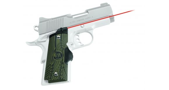 Image of Crimson Trace Master Laser-Grip Laser Sight for 1911 Compact w/ Green G10 Finish LG-911