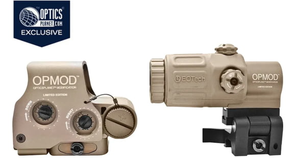 Image of DEMO, Eotech OPMOD EXPS2-0 Green Reticle Holographic Hybrid Sight w/ G33 Magnifier,STS Mount,Tan, HHS GRN OP
