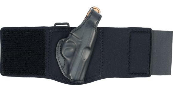 Image of DeSantis Die Hard Ankle Rig Holster - Right, Black, Lined 014PC74Z0 - Walther PPK, PPK/S