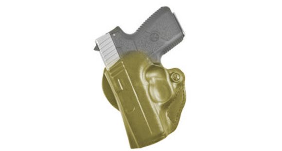 Image of DeSantis Mini Scabbard Holster - Left, Tan - Kahr PM9, PM40 w/ CT LG-437 - 019TBU2Z0
