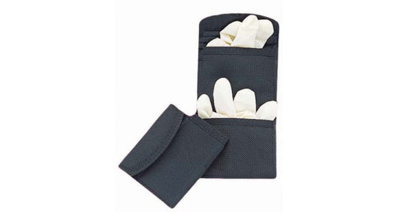 Image of DeSantis Double Latex Glove Pouch w/ Velcro, Ambidextrous, Nylon, Black, N39BJZZZ4