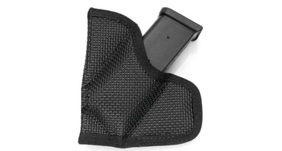 Image of DeSantis Mag-Packer Mag Pouch, Glock 17, 19, 22, 23, 26, 27, 31, 36, H&amp;K USP 9mm/40cal, P2000, Beretta 9000S, Para P10/12/13/14, SIG MAUSER M2, S&amp;W 99 CPT 9/40, Ambidextrous, Nylon, Black, M38BJJJZ0