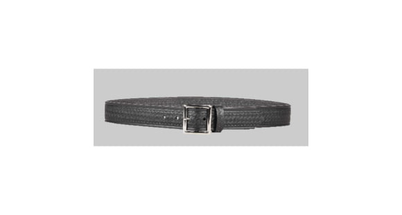 Image of DeSantis Black - Basketweave - Econoline 1 1/2in. Garrison Belt - Nickel Buckle E23BL34Z1 34in.