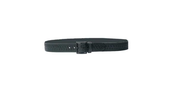 Image of DeSantis 1 3/4in. Econoline Garrison Belt, Black Buckle, Ambidextrous, Basketweave, Black, 46, E21BL46Z3