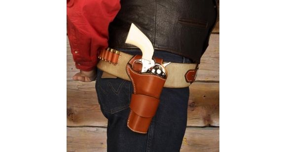 Image of DeSantis Butch Cassidy Holster - Left, Tan - Colt 4 3/4in. 103TD54Z0