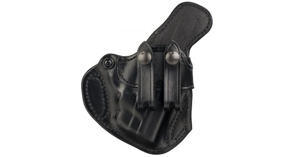 Image of DeSantis Cozy Partner Leather IWB Holster, Smith &amp; Wesson M&amp;P Shield M2.0, Right Hand, Plain, Black, 028BA9IZ0
