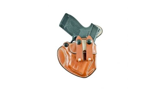 Image of DeSantis Cozy Partner Leather IWB Holster, Smith &amp; Wesson M&amp;P Shield M2.0, Right Hand, Plain, Tan, 028TA9IZ0