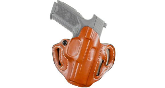 Image of DeSantis Speed Scabbard Springfield Armory SA-35 4in OWB Belt Holster, Right, Tan, 002TAA11Z0