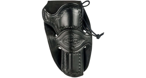 Image of DeSantis Desperado Leather Belt Holster, Colt SAA 7 1/2in, Ruger Vaquero 7 1/2in, Right Hand, Lined, Black, 088BC57Z0