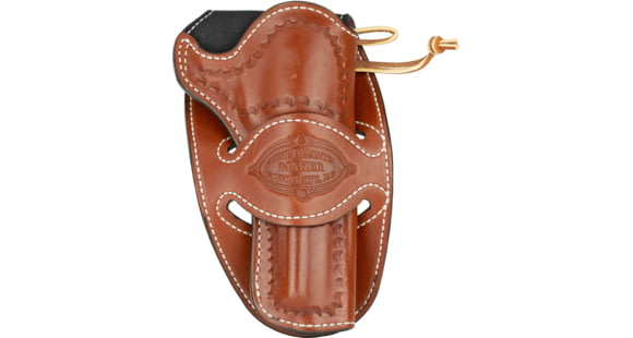Image of DeSantis Desperado Leather Belt Holster, Ruger Vaquero 4 3/4in, Colt SAA 4 3/4in, Left Hand, Lined, Tan, 088TD54Z0