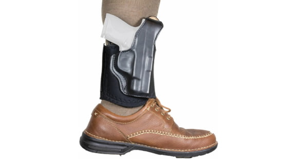 Image of DeSantis Die Hard Ankle Rig Holster, Glock 43/Glock 43X, Left Hand, Matte, Black, 014PD8BZ0