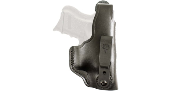 Image of DeSantis Dual Carry II Leather IWB Holster, S&amp;W M&amp;P 9/40, M2.0 4 1/4in, Springfield XD9, XD40, V-10 4in, XDM 3.8in, XD 9/40 MOD 2 4in, Glock 21SF, Right Hand, Plain, Black, 033BAM9Z0