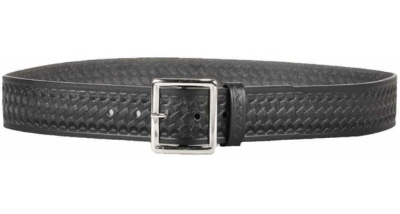 Image of DeSantis 1 3/4in. Econoline Garrison Belt, Nickel Buckle, Ambidextrous, Basketweave, Black, 48, E21BL48Z1