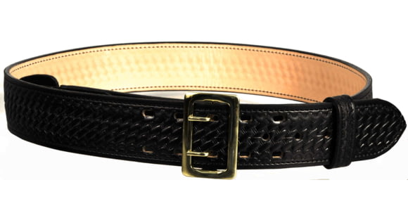 Image of DeSantis Econoline Sam Browne Belt - Basketweave - 2 1/4in. Wide - Brass Buckle E32BG46Z2 46in.