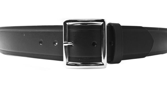 Image of DeSantis Black - Econoline 1 3/4in. Garrison Belt - Nickel Buckle E20BJ54Z1 54in.