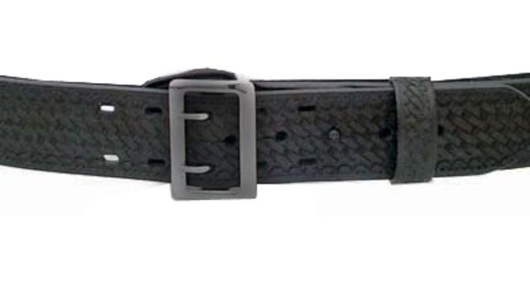Image of DeSantis Econoline Sam Browne Belt - Basketweave - 2 1/4in. Wide - Black Buckle E32BG38Z3 38in.