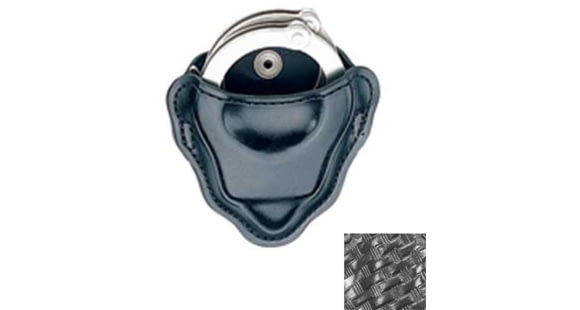 Image of DeSantis Form Fit Duty Cuff Case, S&amp;W 100, Ambidextrous, Basketweave, Black, U79SLG1Z0