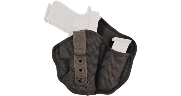 Image of DeSantis Inner Piece 2.0 IWB Holster, Glock 26, Taurus PT111, S&amp;W M&amp;P CPT 9/40, Sig Sauer P239, Ruger SR9/40 CPT &amp; Others, Right, Plain, Black, M89BAE1Z0