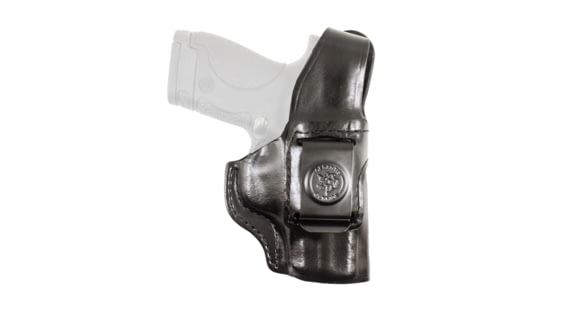 Image of DeSantis Inside Heat T.B. IWB Leather Holster, SIG P938, Kimber Micro 9, Right Hand, Plain, Black, 187BA37Z0