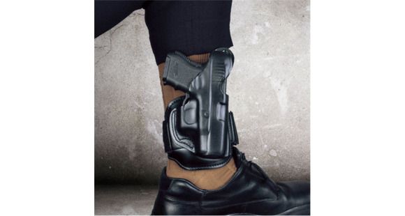 Image of DeSantis Leather Ankle Rig, Black, Left Hand, 044BB4CZ0