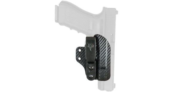 Image of DeSantis Lifeguard IWB Holster, Glock 17/17 GEN 5/19/19 Gen 5/19X/22/23/26/26 GEN 5/27/31/32/45, Ambidextrous, Carbon, Kydex, 216KJB6Z0
