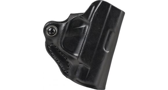 Image of DeSantis Mini Scabbard Leather Belt Holsters, Ruger LCP II, Right Hand, Plain, Black, 019BA7FZ0