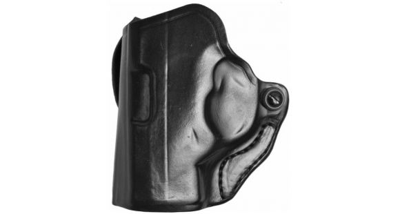 Image of DeSantis Mini Scabbard Leather Belt Holsters, Beretta Nano, Left Hand, Plain, Black, 019BBQ4Z0