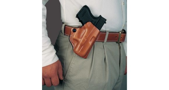 Image of DeSantis Mini Scabbard Holster, Rohrbaugh R9, Right, Plain, Tan, 019BAR9Z0