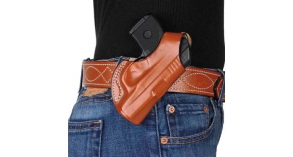 Image of DeSantis Quick Snap Holster - Left, Plain Black 027BBQ2Z0 - Ruger LCP w/ Lasermax