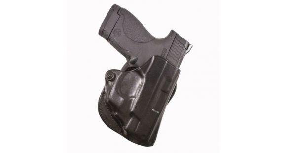 Image of DeSantis Mini Scabbard Holster - Right, Black - S&amp;w M&amp;p Shield 9/40 W/ Lasermax Laser Sight 019BAG9Z0