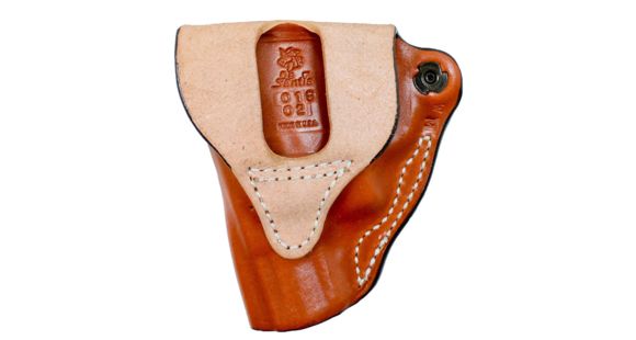 Image of DeSantis Mini Scabbard Leather Belt Holster, Beretta APX/Beretta APX Carry, Left Hand, Plain, Tan, 019TB9MZ0