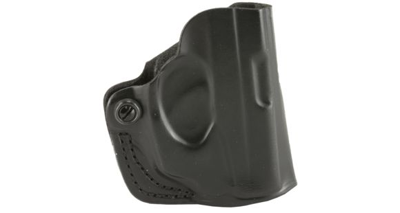 Image of DeSantis Mini Scabbard Leather Belt Holster, Beretta APX/Beretta APX Carry, Right Hand, Plain, Black, 019BA9MZ0