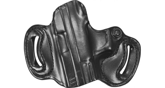 Image of DeSantis Mini Slide Leather Belt Holsters, H&amp;K USP CPT 9/40, P2000, P2000SK, Left Hand, Plain, Black, 086BBF3Z0
