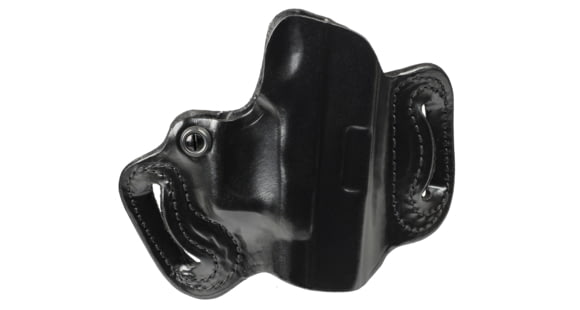 Image of DeSantis Mini Slide Leather Belt Holsters, Glock 17, 19, 22, 23, 26, 27, 31, 32, 33, 36, 19X, 45, Right Hand, Plain, Black, 086BAE1Z0