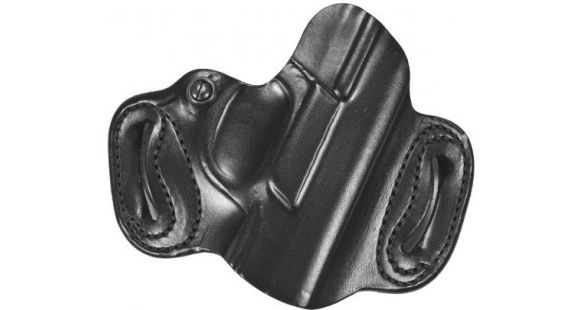 Image of DeSantis Mini Slide Leather Belt Holsters, Ruger MAX-9 w/ or w/o RDS, Left Hand, Plain, Black, 086BB8SZ0