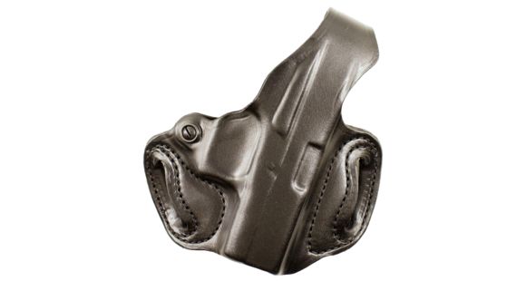 Image of DeSantis Mini Slide Leather Belt Holster, Ruger-57, Left Hand, Plain, Black, 086BB7QZ0