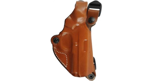 Image of DeSantis New York Undercover - Shoulder Leather Holster Only, SIG Sauer P320 and P250 Full SIze and Compact w/ or w/o Romeo1 Reflex Sights and P320-M17, Left Hand, Plain, Tan, 11HTB7HZ0